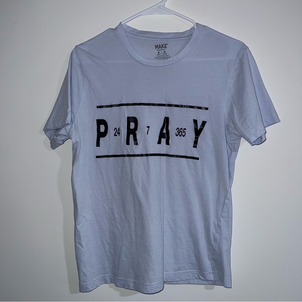 Light Blue PRAY T-Shirt